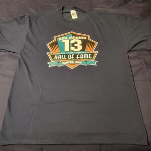 MENS XL VINTAGE DAN MARINO HALL OF FAME INDUCTION T SHIRT